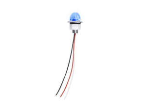Nedking mini melon light blue - 350219 - clear glass - diameter 38 mm - 12 & 24 volt - IP67
