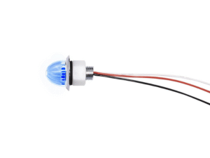 Nedking mini melon light blue - 350219 - clear glass - diameter 38 mm - 12 & 24 volt - IP67