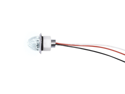 Nedking mini melon light weiß - 350219 - Klarglas - Durchmesser 38 mm - 12/24V - IP67