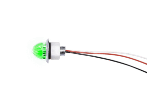 Nedking mini melon light groen - 350219 - helder glas - diameter 38 mm - 12 & 24 volt - IP67