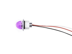 Nedking mini melon light paars - 350219 - helder glas - diameter 38 mm - 12 & 24 volt - IP67