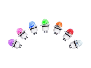 Nedking mini melon light roze - 350219 - helder glas - diameter 38 mm - 12 & 24 volt - IP67
