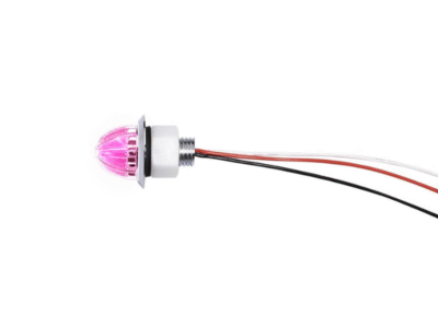Nedking mini melon light rosa - 350219 - klares Glas - Durchmesser 38 mm - 12 & 24 Volt - IP67