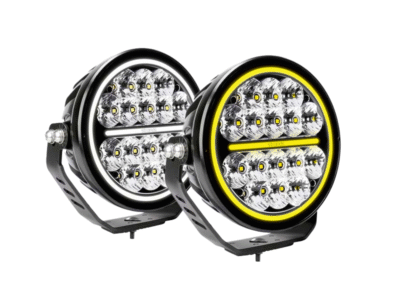 Siberia XP Driving Light 7 Zoll Scheinwerfer - zweifarbiges Standlicht - geeignet für 12 und / oder 24 Volt Betrieb - Strands 270985 - 16 LED Punkte - EAN: 7323030193294