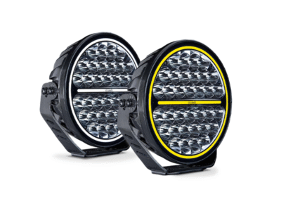 Siberia XP Driving Light 9 Zoll Scheinwerfer - zweifarbiges Standlicht - geeignet für 12 und / oder 24 Volt Betrieb - Strands 270992 - 34 LED Punkte - EAN: 7323030193324