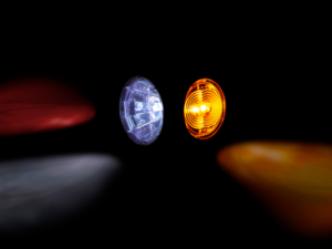 202186 GRAPHITE - 4 LED's - ECE R148 - IP68