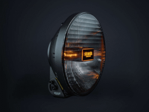 IZE LED OG Driving Light 9 Zoll Scheinwerfer - 270945 - Strands - Standlicht weiß und orange - IP68 und IP 69K - 12000 Lumen