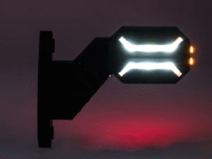 DRAGON Seitenleuchte - orange, rot und weiß LED Licht - HOR134