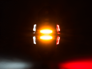 Hopol 3063 Seitenansicht Breite Lampe - orange