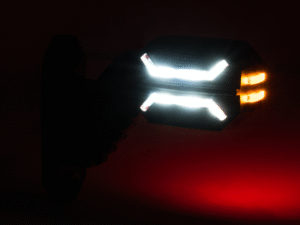 DRAGON Seitenleuchte - orange, rot und weiß LED Licht - HOR134
