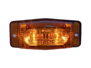 M-LED dubbelbrander met richtingaanwijzer - ZM390 - old school look - ECE R65 Cat. 6- oranje lens - geschikt voor 12 en 24 volt - LED markering
