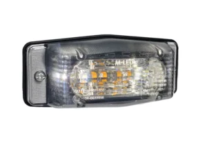 M-LED dubbelbrander DUAL color - ZM391 - old school look - E9 keurmerk - wit en oranje standlicht - geschikt voor 12 en 24 volt - LED markering