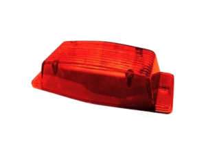 M-LED Doppelbrenner ROT mit Bremslicht - ZM420 - Old-School-Look - ECE 148 Kat. SM1 - rotes Glas - geeignet für 12 und 24 Volt - LED Kennzeichnung