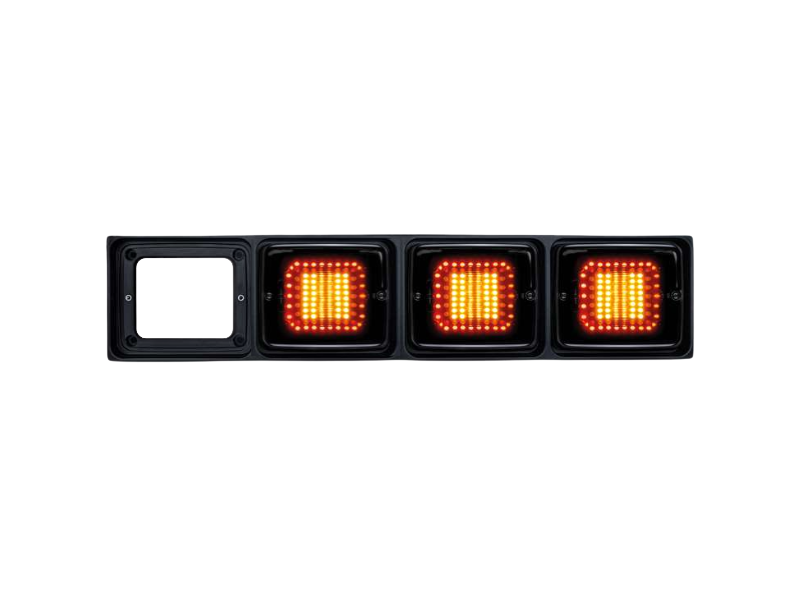 Strands IZE LED frame 4 gaten - 800639 - ABS kunststof