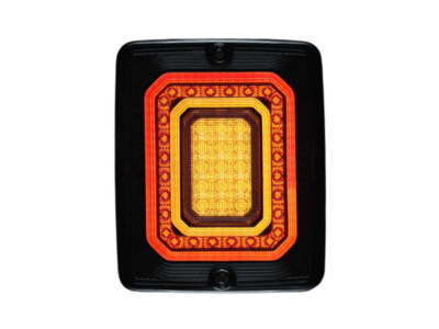 Strands FOR9T Illusion 3 kammer Rücklicht - ECE R148 - Bremslicht, Rücklicht und dynamischer Blinker - 12&24V