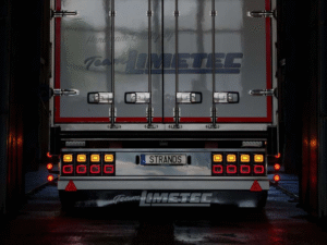 Strands Illusion taillight mounted on a truck