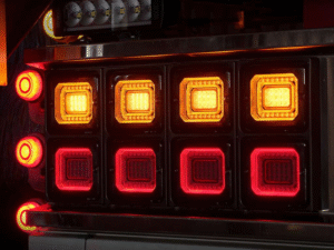 Strands Illusion taillight mounted on a truck