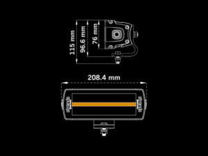Afmetingen XPA DR 8 inch