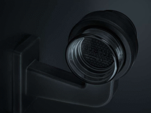 FOR9T Geo gemonteerd op een rubberen arm - 5700K wit - smoke behuizing