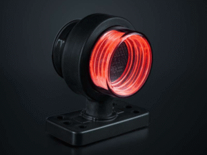 FOR9T Geo gemonteerd op een rubberen arm - rood -smoke behuizing