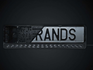 Strands Nuuk E-Line black LED bar DUO - 12&24 volt - ECE R149 ref. 20 approval mark - 8100 lumens - 1 LUX @444m - 809445 - with license plate holder