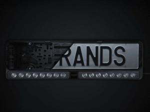 Strands Nuuk E-Line black LED bar DUO - 12&24 volt - ECE R149 ref. 20 approval mark - 8350 lumens - 1 LUX @438m - 809446 - with license plate holder