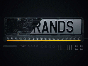 Strands 809455 - 20" inch LED bar and license plate holder - white and amber position light