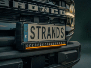 Strands 809455 - 20" inch LED bar and license plate holder - white and amber position light
