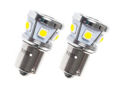 Ba15s LED Lampe weiß 12 Volt - 24 Volt für LKW, Lieferwagen, Auto, Trailer, Anhänger und mehr - EAN: 6090450941996