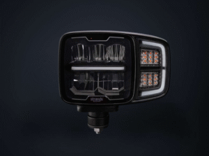 Strands HI-LO LED lamp - RECHTS - krachtige werklamp - automatische verwarming - ECE R148, R149 - 1 Lux@ 275 m - oranje en wit standlicht - voor tractor, sneeuwschuiver en vrachtwagen
