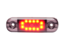 WAŚ W275.2 markeringslamp rood - voor auto, vrachtwagen, camper, tractor en meer - 12 & 24 volt - SMOKE LENS - WAŚ BLACK product groep