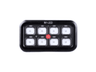 M-LED bedieningspaneel 2.0 - 8 knops - voor auto, vrachtwagen, camper, tractor en meer - 12 & 24 volt - 50 indicatie labels - M-LED AM884 - 8 kanalen
