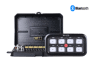 M-LED bedieningspaneel 2.0 - 8 knops bluetooth - voor auto, vrachtwagen, camper, tractor en meer - 12 & 24 volt - 50 indicatie labels - M-LED AM885 - 8 kanalen
