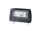 Horpol LTD21110 license plate light - EAN: 5901958821103 - Black housing - 3 LED's - ECE R4 certification - IP67 - HOR 79