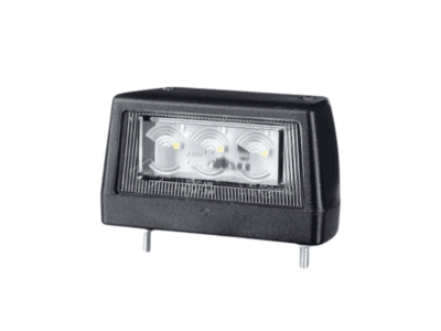 Horpol LTD21110 license plate light - EAN: 5901958821103 - Black housing - 3 LED's - ECE R4 certification - IP67 - HOR 79