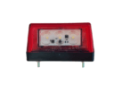 Horpol LTD2111 license plate light - EAN: 5901958821110 - Red housing - 6 LED's - ECE R4 certification - IP67 - HOR 79