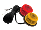 M-LED Halo breedtelamp unit - oranje/rood - voor auto, vrachtwagen, camper, aanhanger en meer - ECE R148 keurmerk - voor 12&24V - EAN: 8721302892040