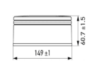 Afmetingen ADL255001