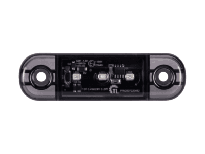Truckled L1317 markeringslamp wit - voor auto, vrachtwagen, camper, tractor en meer - 12 & 24 volt - SMOKE - IP67 - R148 keurmerk -ECER10 - 3 LED