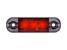 Truckled L1319 markeringslamp rood - voor auto, vrachtwagen, camper, tractor en meer - 12 & 24 volt - SMOKE - IP67 - R148 keurmerk -ECER10 - 3 LED