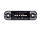 Truckled L1320 markeringslamp wit - voor auto, vrachtwagen, camper, tractor en meer - 12 & 24 volt - SMOKE - IP67 - R148 keurmerk -ECER10 - 6 LED