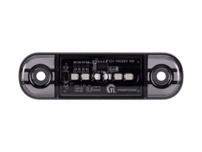 Truckled L1320 markeringslamp wit - voor auto, vrachtwagen, camper, tractor en meer - 12 & 24 volt - SMOKE - IP67 - R148 keurmerk -ECER10 - 6 LED