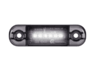 Truckled L1320 markeringslamp wit - voor auto, vrachtwagen, camper, tractor en meer - 12 & 24 volt - SMOKE - IP67 - R148 keurmerk -ECER10 - 6 LED