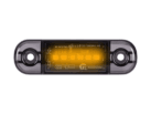 Truckled L1321 markeringslamp oranje - voor auto, vrachtwagen, camper, tractor en meer - 12 & 24 volt - SMOKE - IP67 - R148 keurmerk -ECER10 - 6 LED