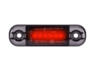 Truckled L1322 markeringslamp rood - voor auto, vrachtwagen, camper, tractor en meer - 12 & 24 volt - SMOKE - IP67 - R148 keurmerk -ECER10 - 6 LED