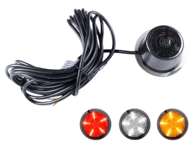 Tralert MB-3000 LED-Einheit - Smoke - mit Blinker - 3 Farben - STERN-Form - 5 Meter Anschlusskabel - für die dänische Umrissleuchte