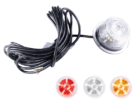 Tralert MB-3000 LED-Einheit - klar - mit Blinker - 3 Farben - STERN-Form - 5 Meter Anschlusskabel - für die dänische Begrenzungsleuchte