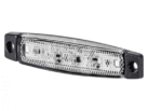 Truckled L2254 marker light white - for car, truck, camper, tractor and more - 12 & 24 volt - IP67 - 6 LED's - R148 certification
