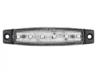 Truckled L2254 marker light white - for car, truck, camper, tractor and more - 12 & 24 volt - IP67 - 6 LED's - R148 certification