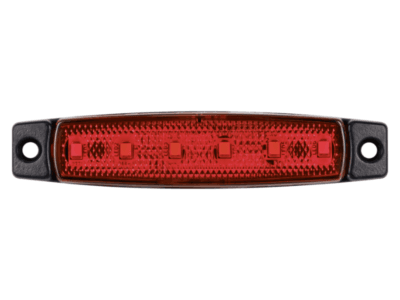Truckled L2255 marker light red - for car, truck, camper, tractor and more - 12 & 24 volt - IP67 - 6 LED's - R148 certification